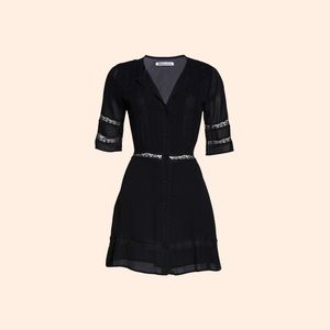 Reformation Sonnet Dress (Black)